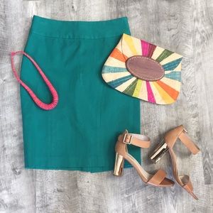 Banana Republic Green Emerald Pencil Skirt BOGO
